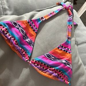 Billabong Vibrant Striped Bikini Top